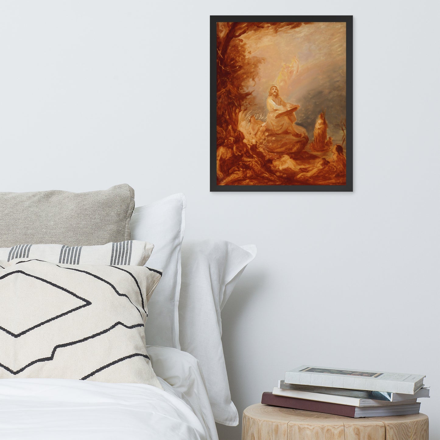 Vainamoinen playing the kantele by Robert Wilhem Ekman