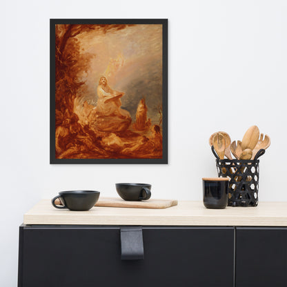 Vainamoinen playing the kantele by Robert Wilhem Ekman