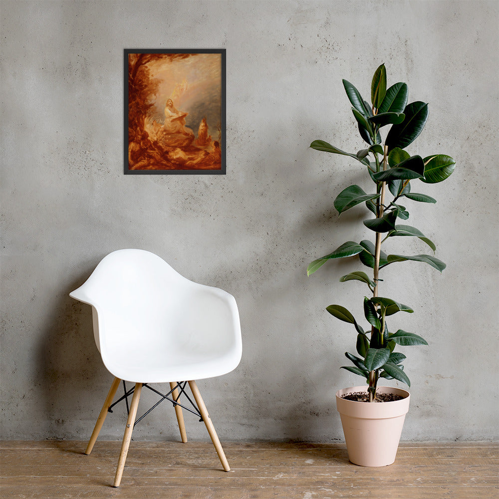 Vainamoinen playing the kantele by Robert Wilhem Ekman