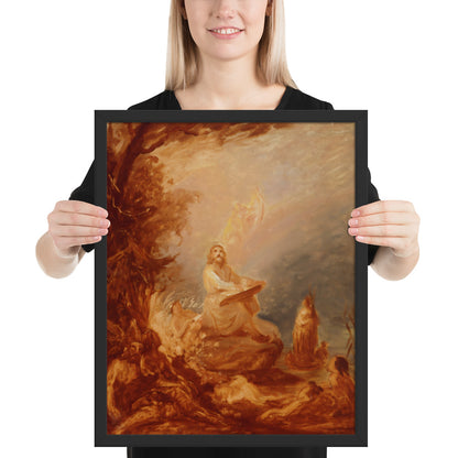 Vainamoinen playing the kantele by Robert Wilhem Ekman