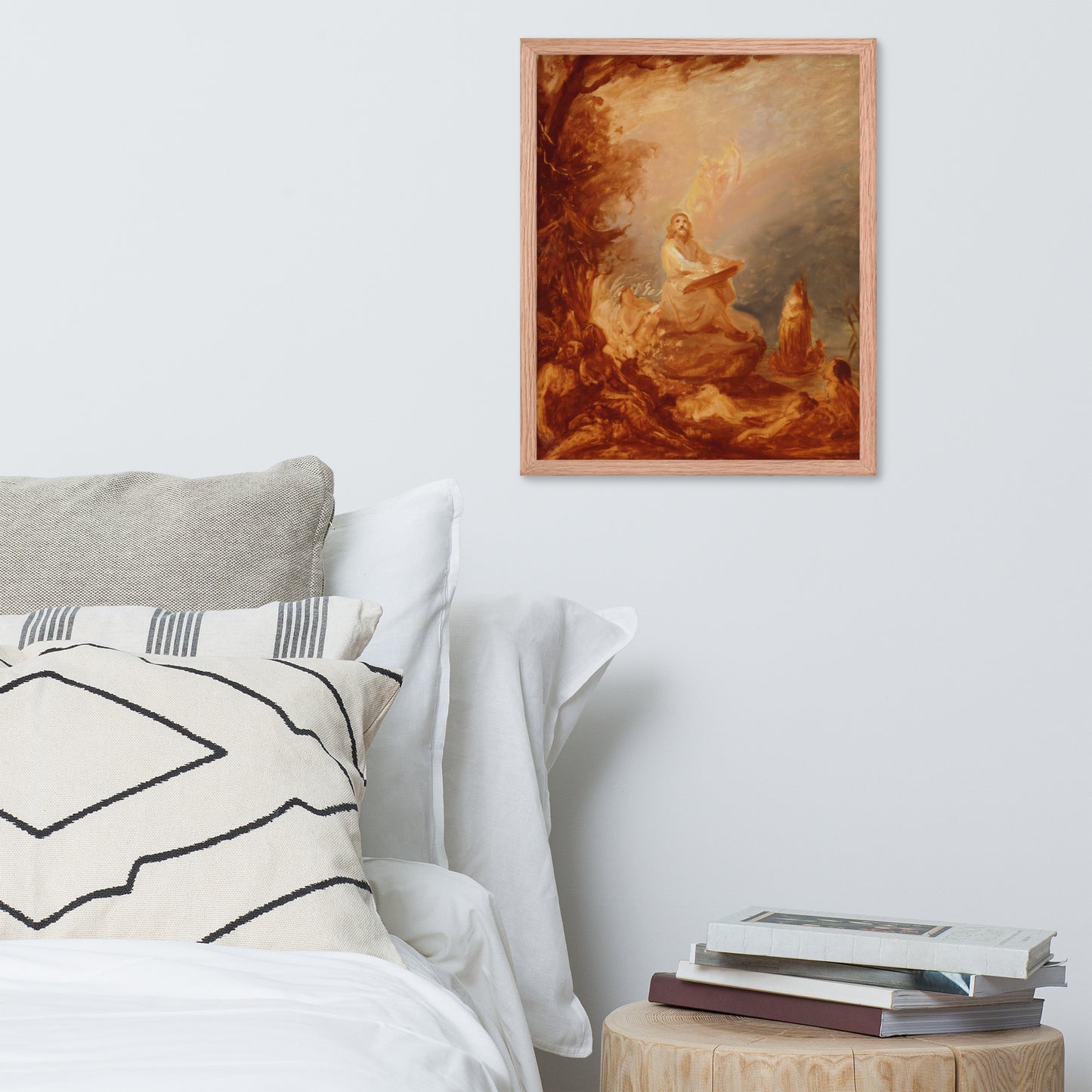 Vainamoinen playing the kantele by Robert Wilhem Ekman