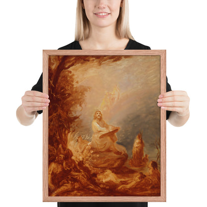 Vainamoinen playing the kantele by Robert Wilhem Ekman