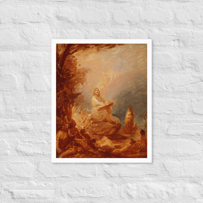 Vainamoinen playing the kantele by Robert Wilhem Ekman