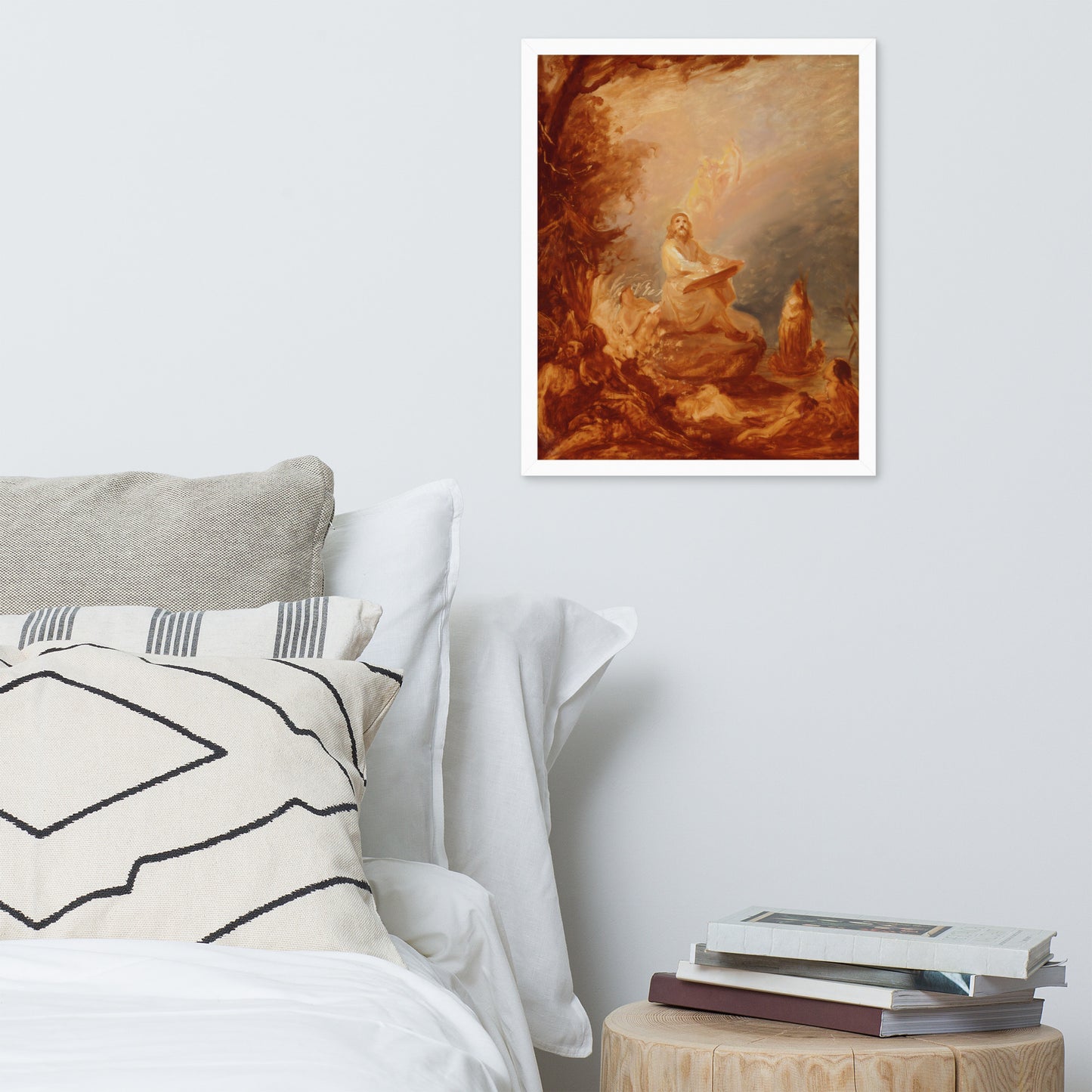 Vainamoinen playing the kantele by Robert Wilhem Ekman