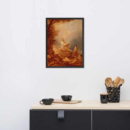 Vainamoinen playing the kantele by Robert Wilhem Ekman