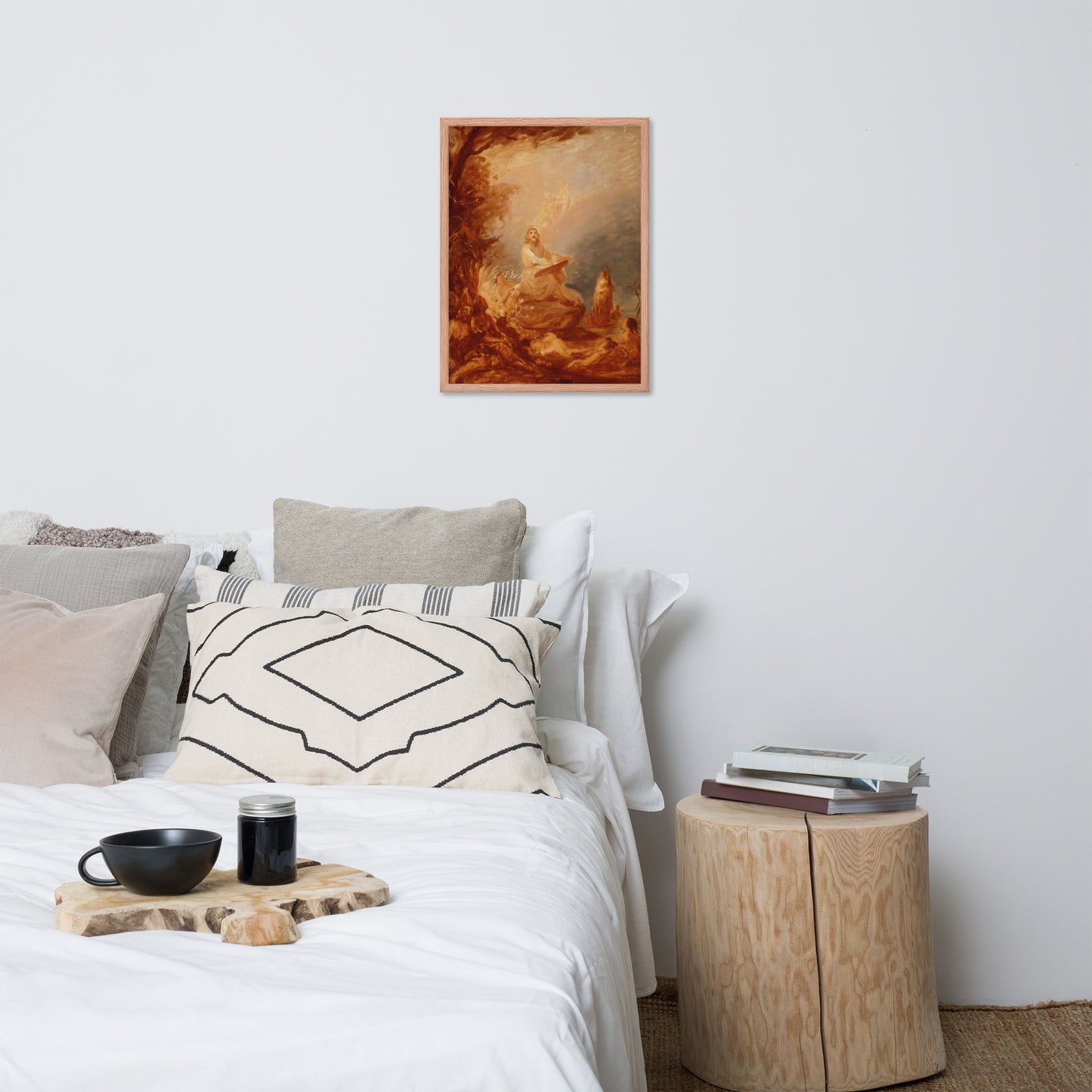 Vainamoinen playing the kantele by Robert Wilhem Ekman