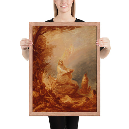 Vainamoinen playing the kantele by Robert Wilhem Ekman