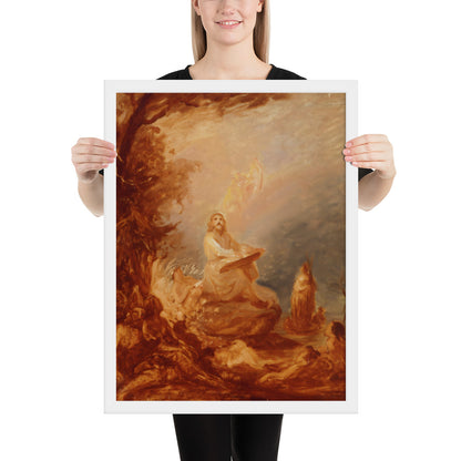 Vainamoinen playing the kantele by Robert Wilhem Ekman