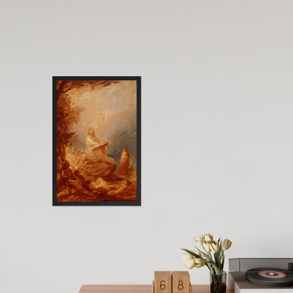 Vainamoinen playing the kantele by Robert Wilhem Ekman