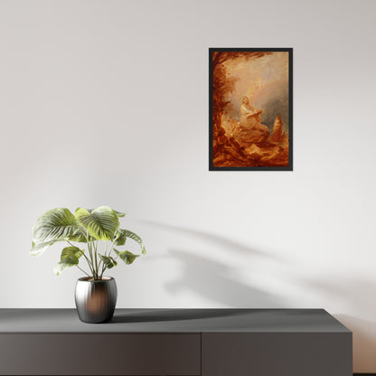 Vainamoinen playing the kantele by Robert Wilhem Ekman