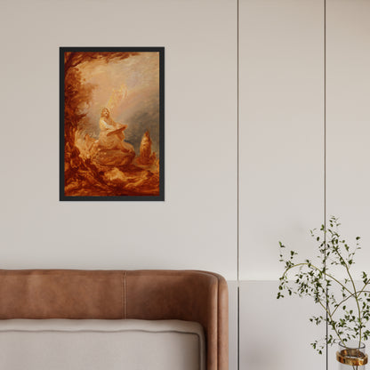 Vainamoinen playing the kantele by Robert Wilhem Ekman