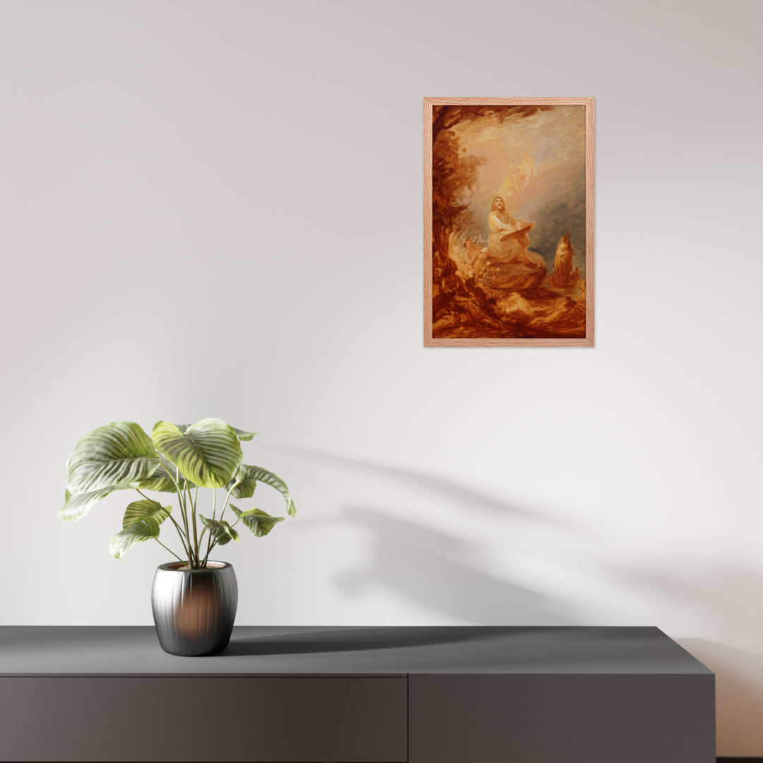 Vainamoinen playing the kantele by Robert Wilhem Ekman