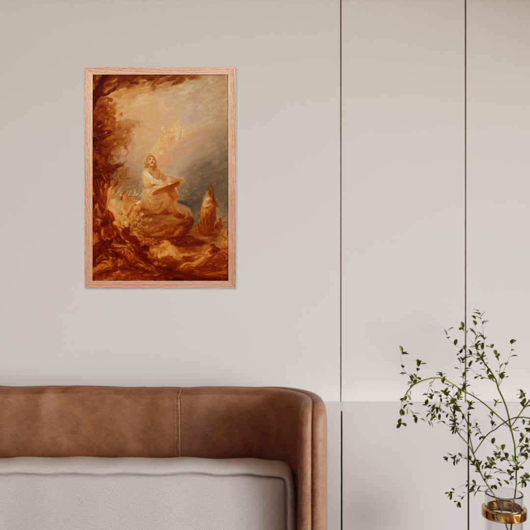 Vainamoinen playing the kantele by Robert Wilhem Ekman