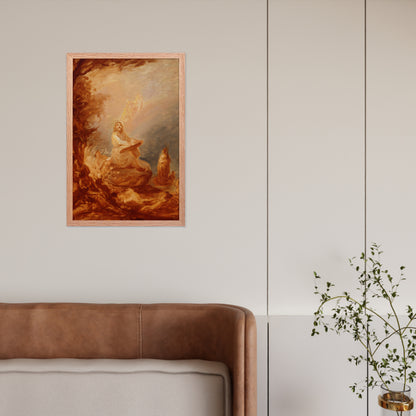 Vainamoinen playing the kantele by Robert Wilhem Ekman