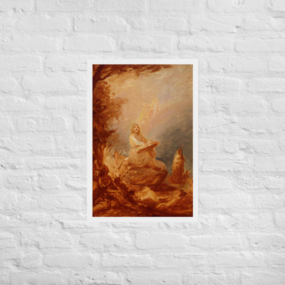 Vainamoinen playing the kantele by Robert Wilhem Ekman