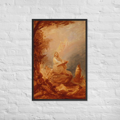 Vainamoinen playing the kantele by Robert Wilhem Ekman