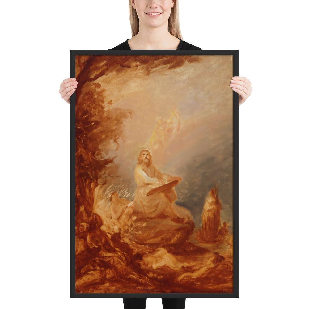 Vainamoinen playing the kantele by Robert Wilhem Ekman