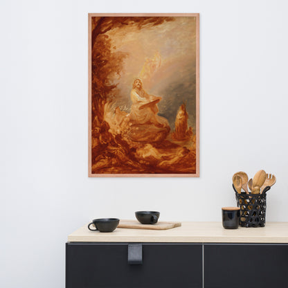 Vainamoinen playing the kantele by Robert Wilhem Ekman