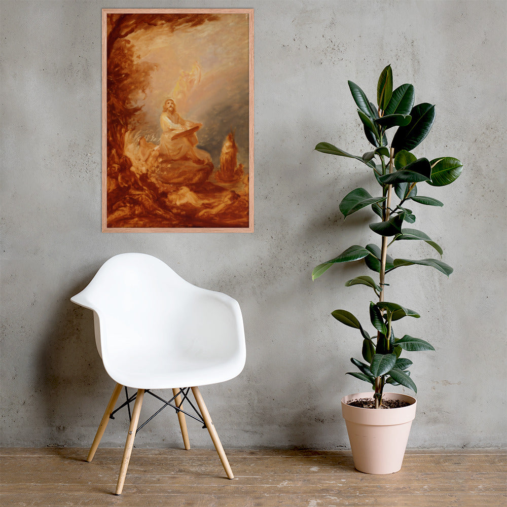 Vainamoinen playing the kantele by Robert Wilhem Ekman