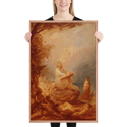 Vainamoinen playing the kantele by Robert Wilhem Ekman