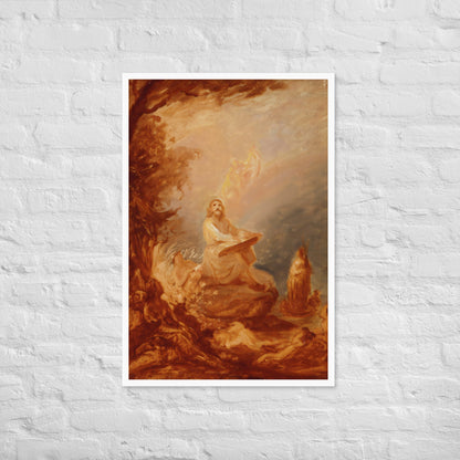 Vainamoinen playing the kantele by Robert Wilhem Ekman