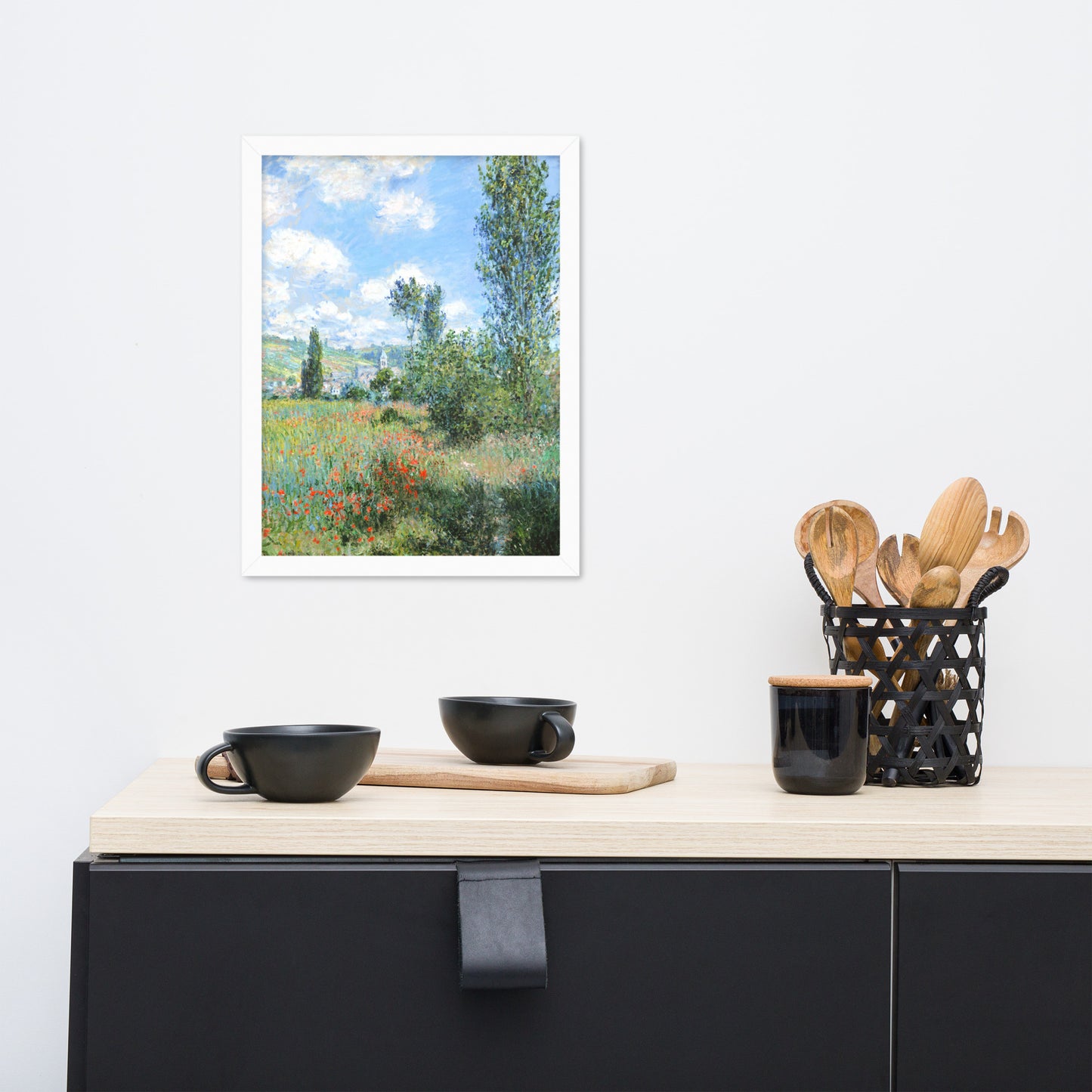 View of Vétheuil by Claude Monet