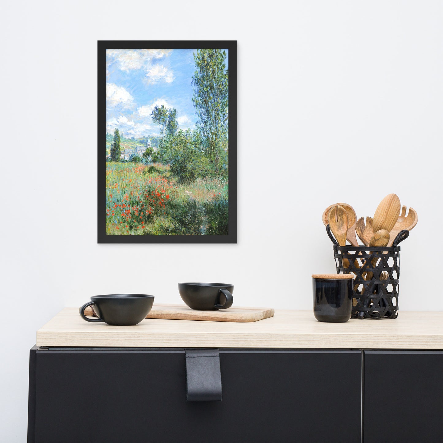 View of Vétheuil by Claude Monet