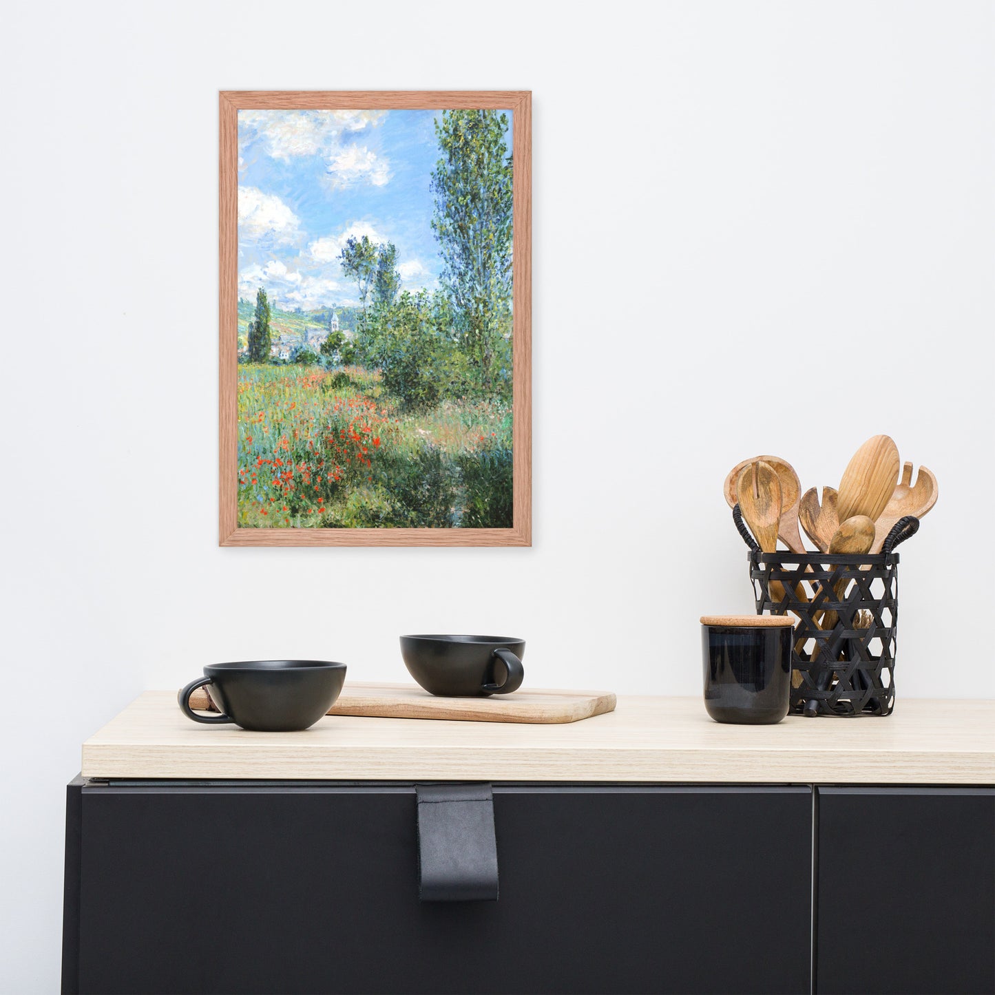 View of Vétheuil by Claude Monet