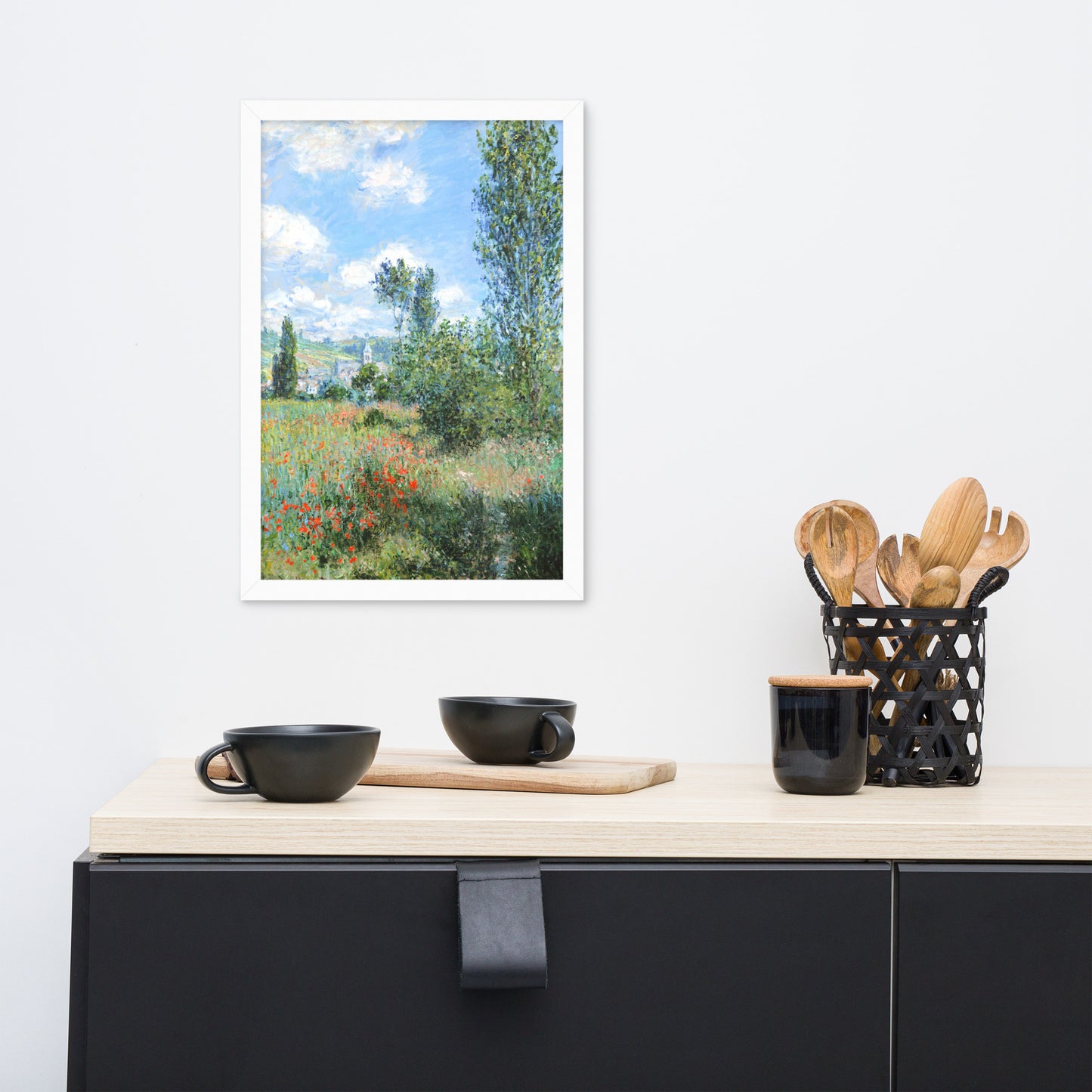 View of Vétheuil by Claude Monet