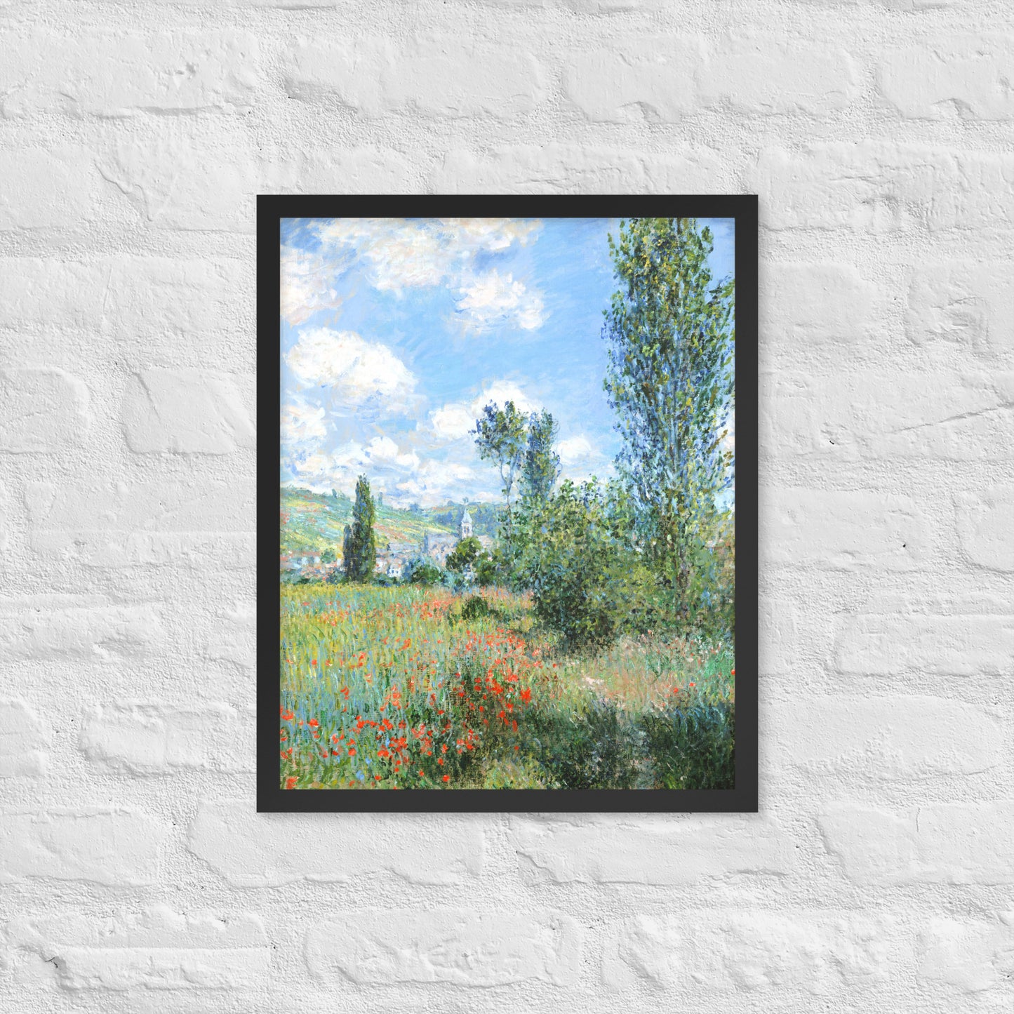 View of Vétheuil by Claude Monet