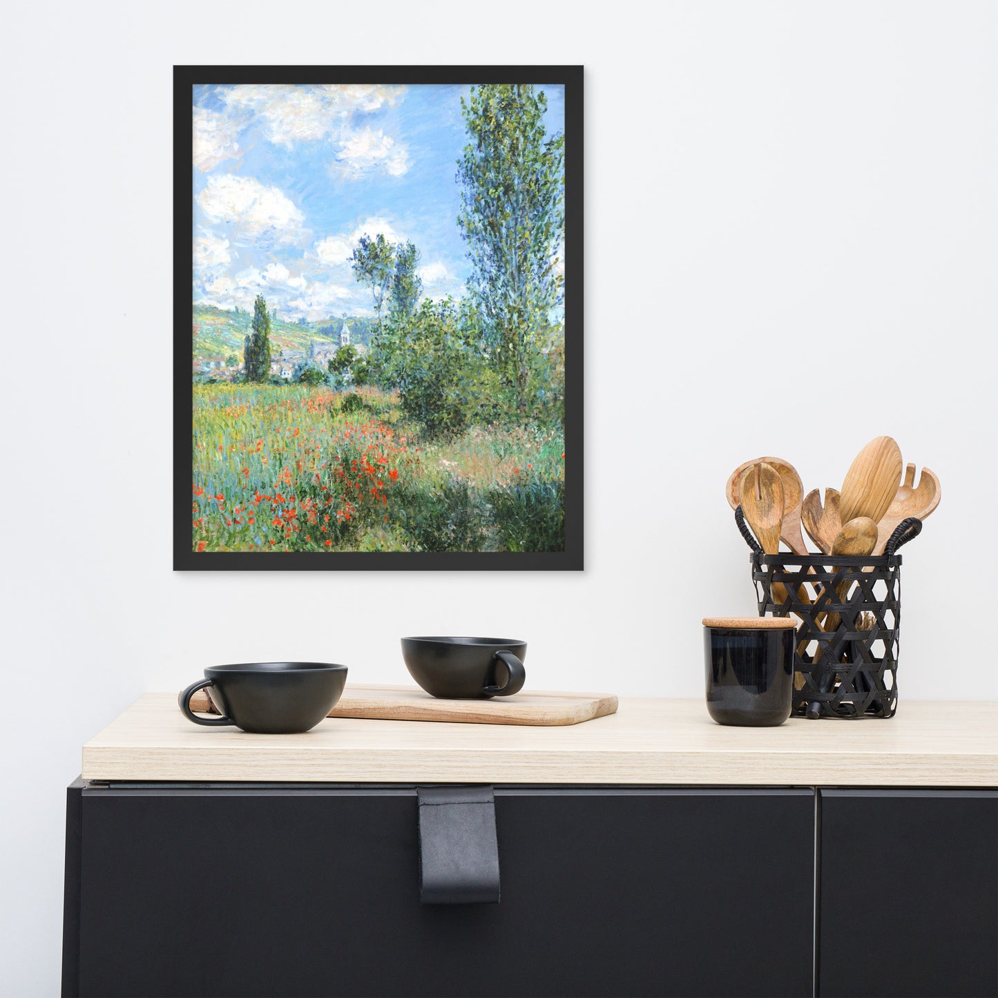 View of Vétheuil by Claude Monet