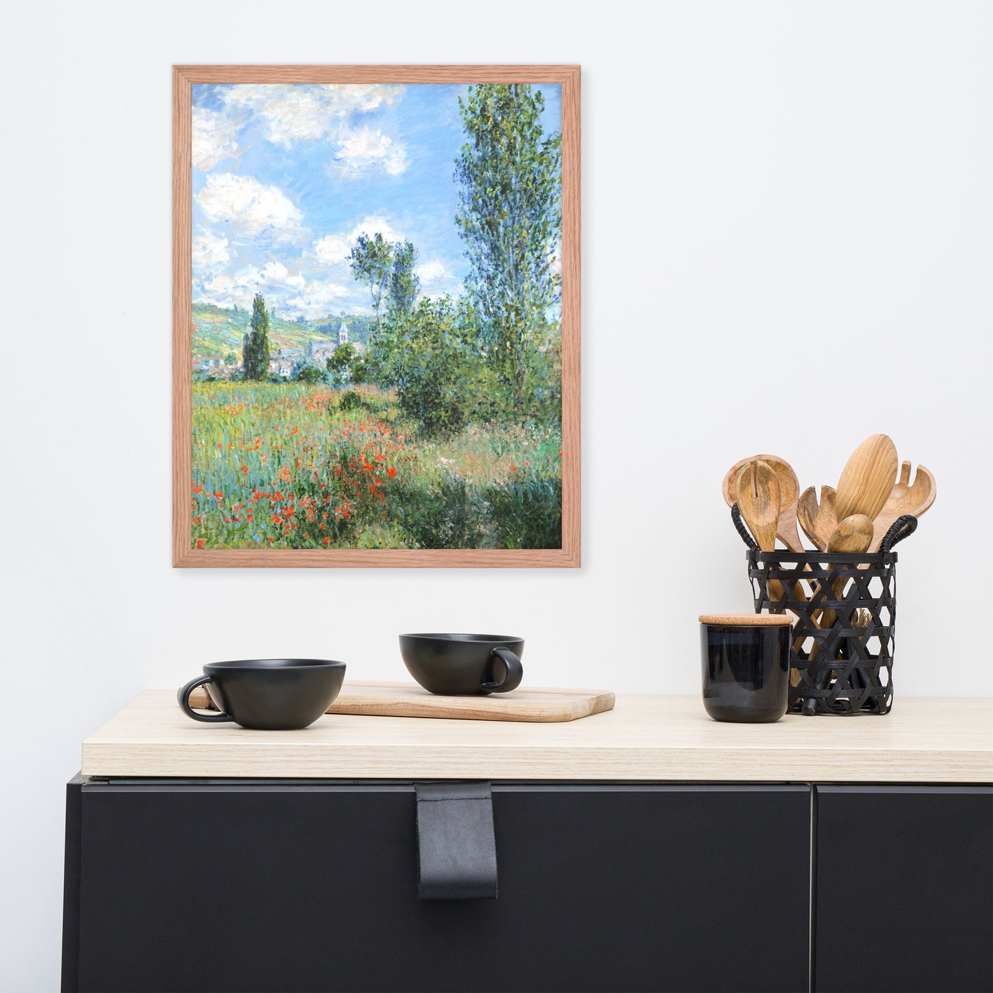 View of Vétheuil by Claude Monet