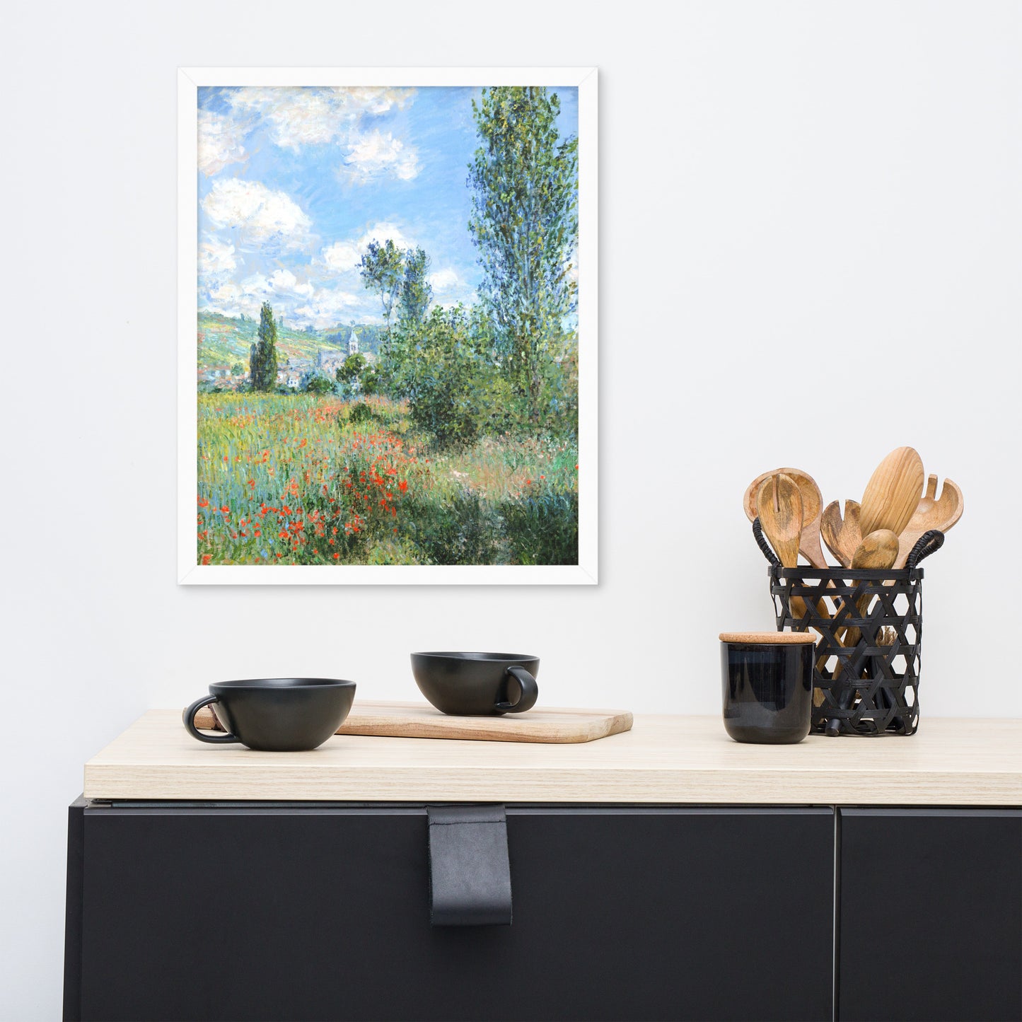 View of Vétheuil by Claude Monet