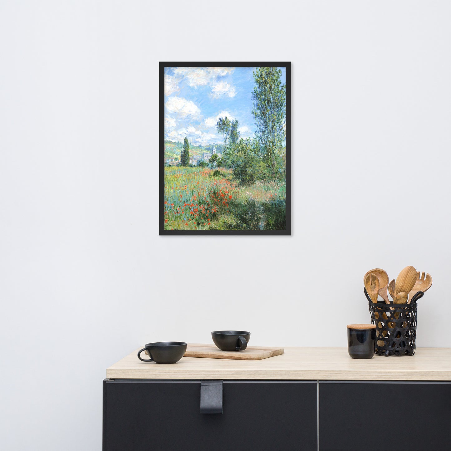 View of Vétheuil by Claude Monet