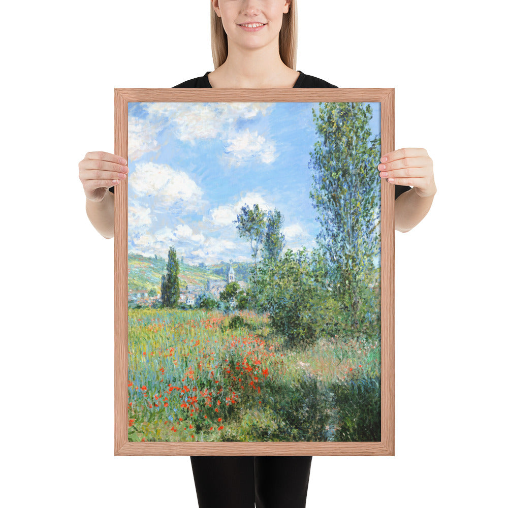 View of Vétheuil by Claude Monet