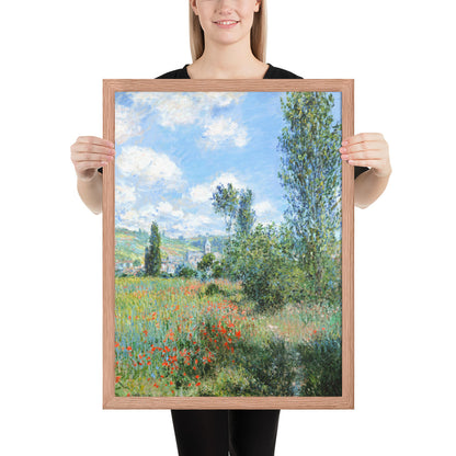 View of Vétheuil by Claude Monet