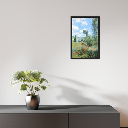 View of Vétheuil by Claude Monet