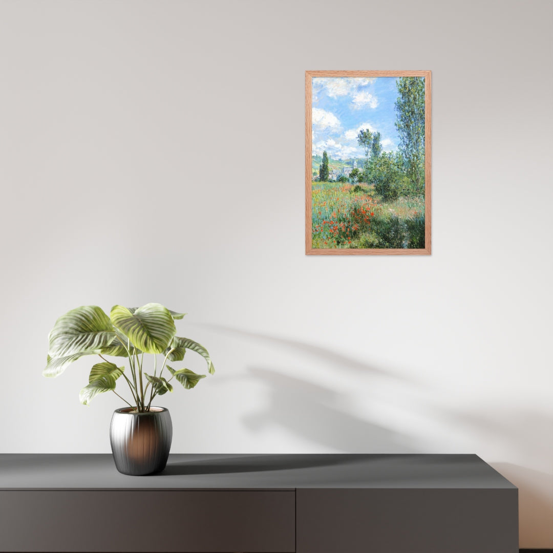 View of Vétheuil by Claude Monet