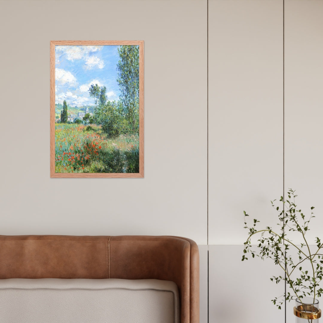 View of Vétheuil by Claude Monet