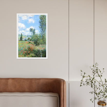 View of Vétheuil by Claude Monet