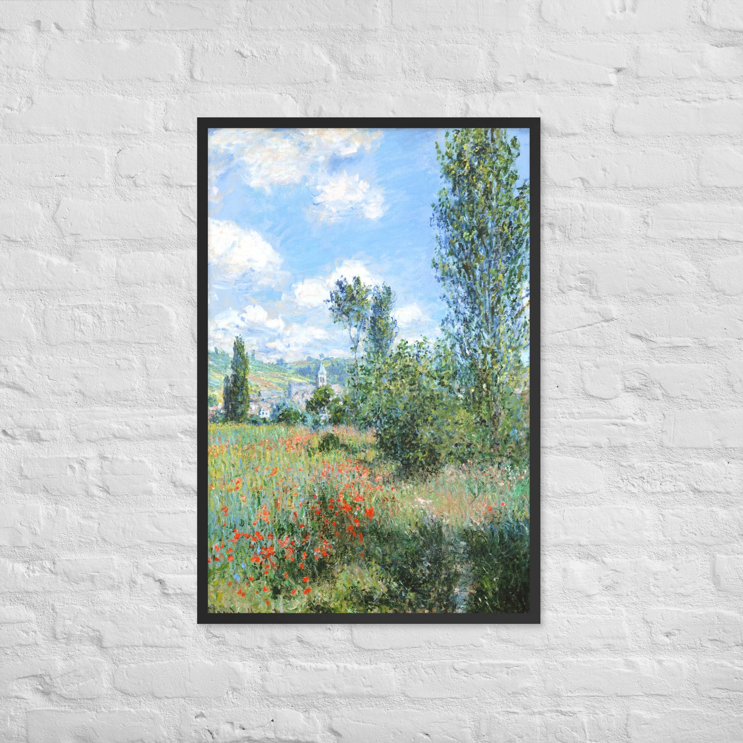 View of Vétheuil by Claude Monet