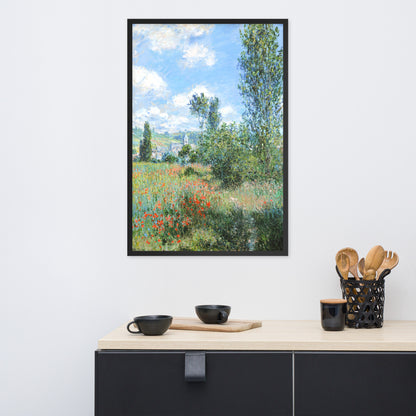 View of Vétheuil by Claude Monet