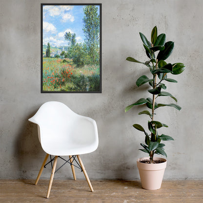 View of Vétheuil by Claude Monet