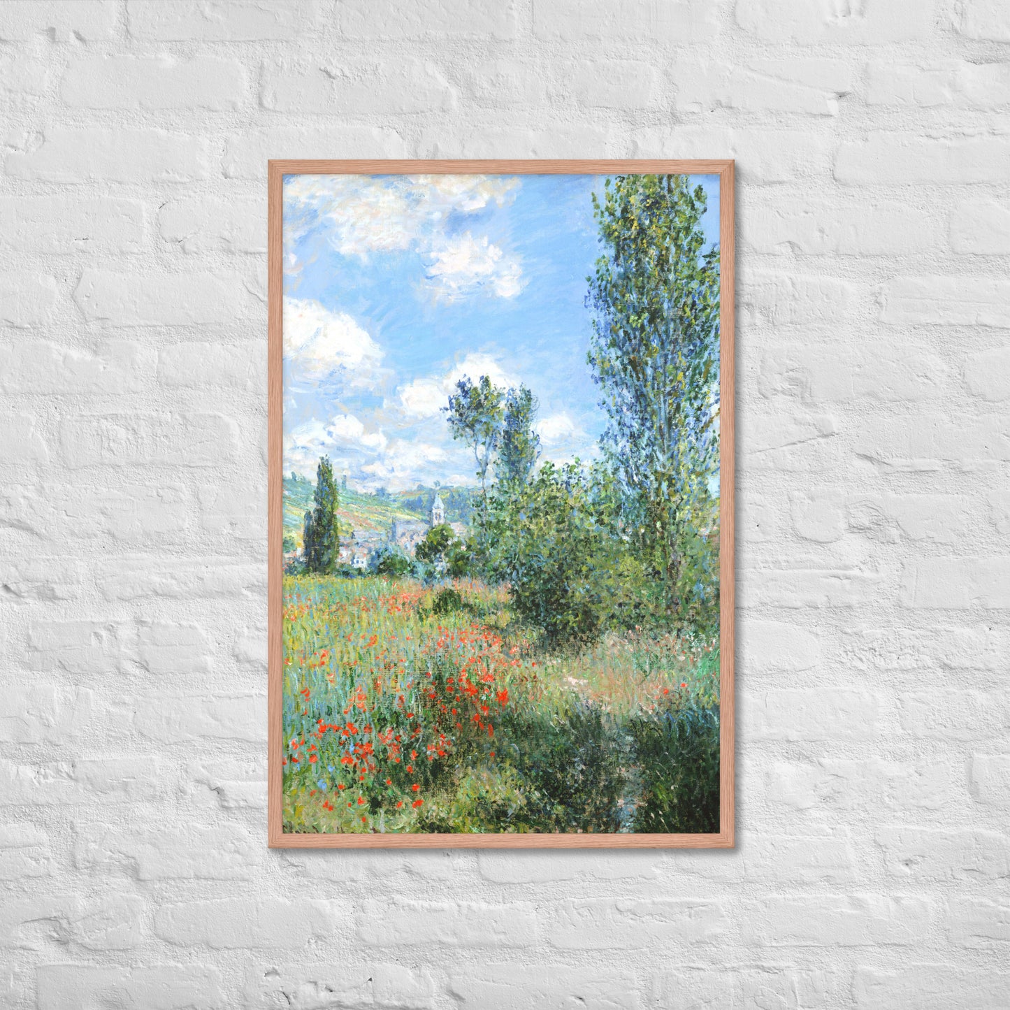 View of Vétheuil by Claude Monet