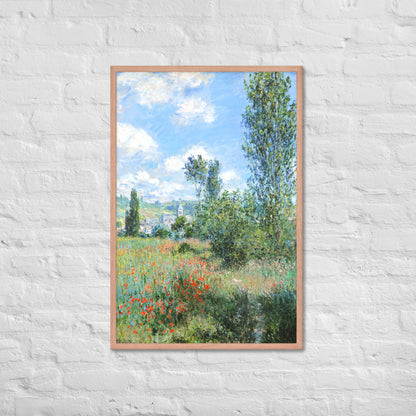 View of Vétheuil by Claude Monet