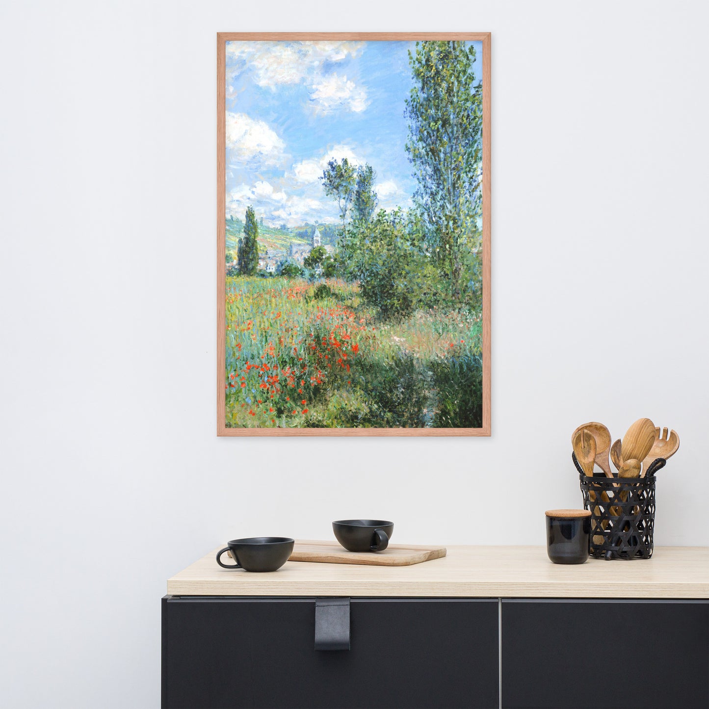 View of Vétheuil by Claude Monet