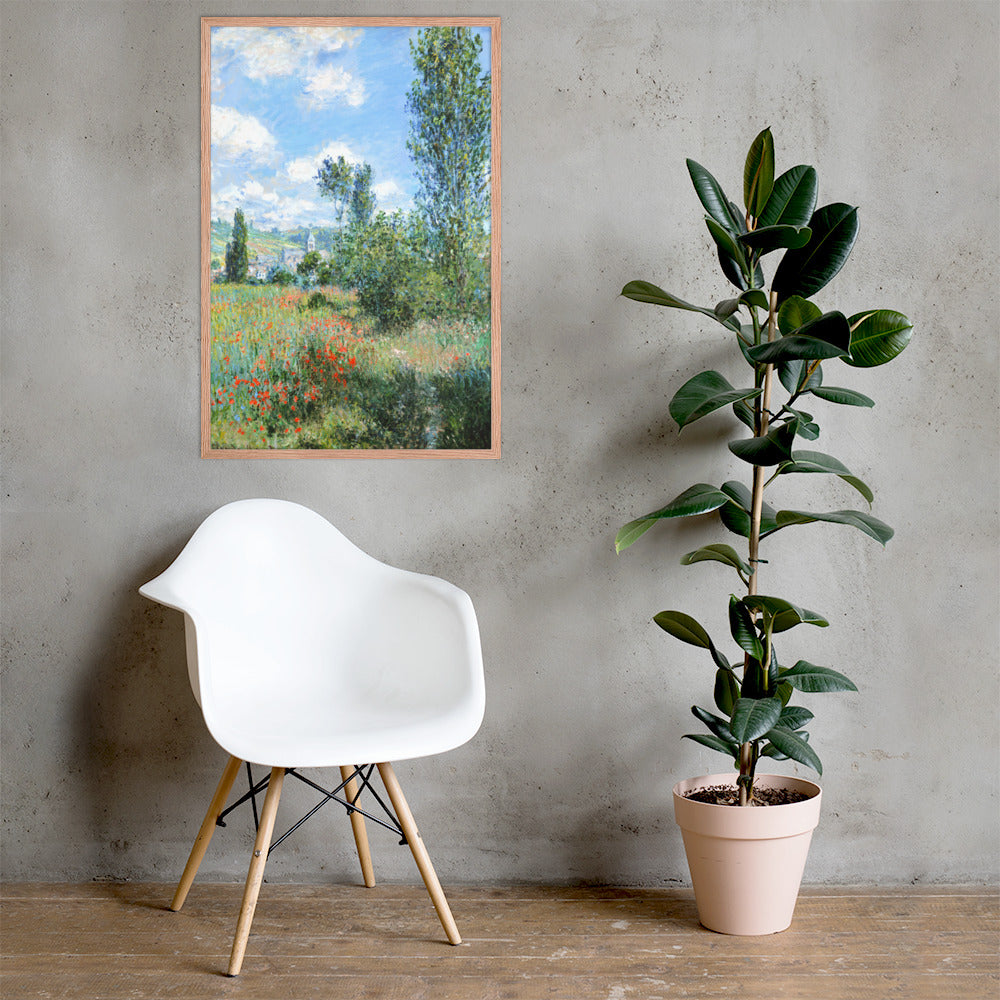 View of Vétheuil by Claude Monet