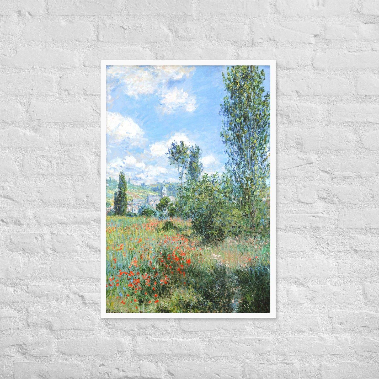 View of Vétheuil by Claude Monet