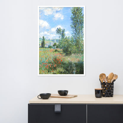 View of Vétheuil by Claude Monet