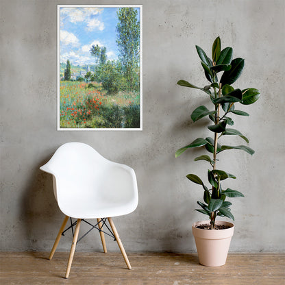 View of Vétheuil by Claude Monet